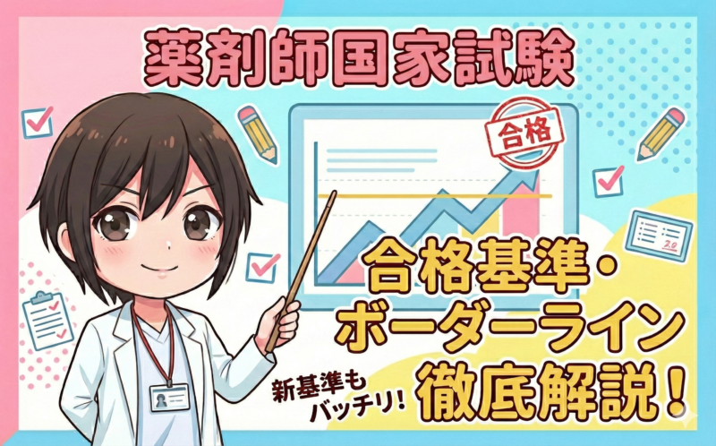 薬剤師国家試験のボーダーラインと合格点はどのくらい？