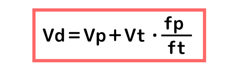 分布容積（Vd）の式