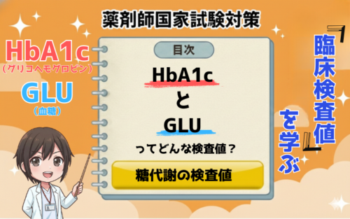 【臨床検査値】血糖値(GLU)とHbA1cの違いは?基準値や糖尿病の診断基準を薬剤師が分かりやすく解説